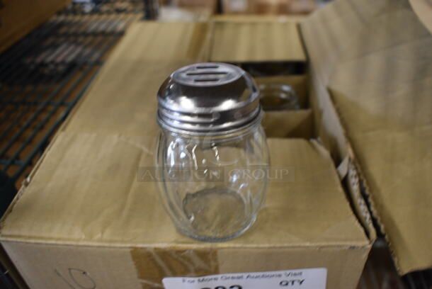 24 BRAND NEW IN BOX! Update SK-ROT Seasoning Shakers w/ Lids. 2.5x2.5x3.5. 24 Times Your Bid! - Image 1 of 3