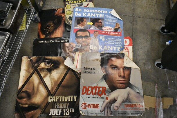 ALL ONE MONEY! Lot of Various Posters and Corset.  - Image 6 of 8