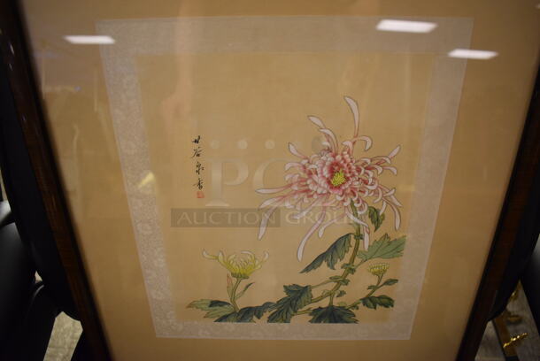 2 Framed Pictures of Flower and Coconut. 14x2x15, 17.5x1x21. 2 Times Your Bid! - Image 5 of 9