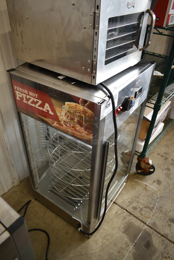 BRAND NEW SCRATCH AND DENT! ServIt 423PDW12D1 Stainless Steel Commercial Countertop Full-Service Countertop Display Warmer with 4 Shelves. 120 Volt, 1 Phase. Tested and Working! - Image 6 of 6