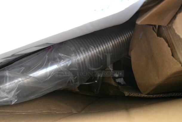 16 BRAND NEW Boxes Including 164VYCHAIRBK Lancaster Table & Seating Vineyard Series Smokey Black Outdoor Cross Back Chair, 5002WRAPNAPN EcoChoice WrapNap 2-Ply Natural Kraft 1/4 Fold Dinner Napkin 16" x 16" - 3000/Case, 164BMCAFEWHT Lancaster Table &amp; Seating Alloy Series Pearl White Outdoor Cafe Barstool, 164BMBKLSWHT Lancaster Table &amp; Seating Alloy Series Pearl White Outdoor Backless Barstool. 16 Times Your Bid!  - Image 11 of 12