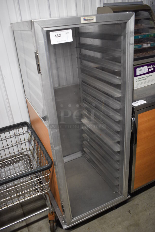 Lockwood Metal Commercial Enclosed Pan Transport Rack on Commercial Casters. 23x29.5x58 - Image 2 of 4