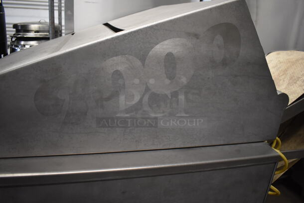 Townsend 9000 Stainless Steel Commercial Floor Style Automatic Membrane Skinner on Commercial Casters. 125-250 Volts, 1 Phase. 80x29x54 - Image 6 of 7