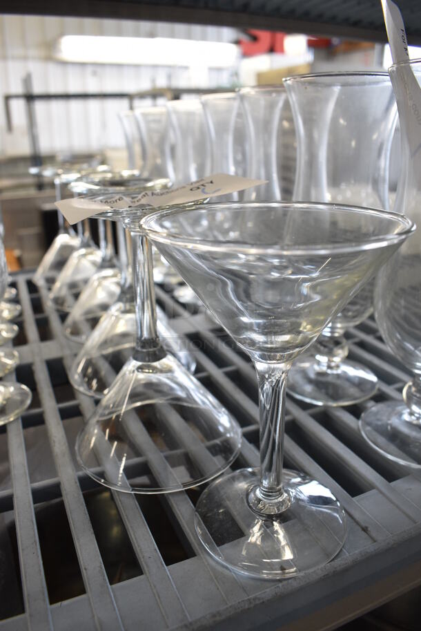 6 Martini Glasses. 4x4x5.75. 6 Times Your Bid! - Image 2 of 3