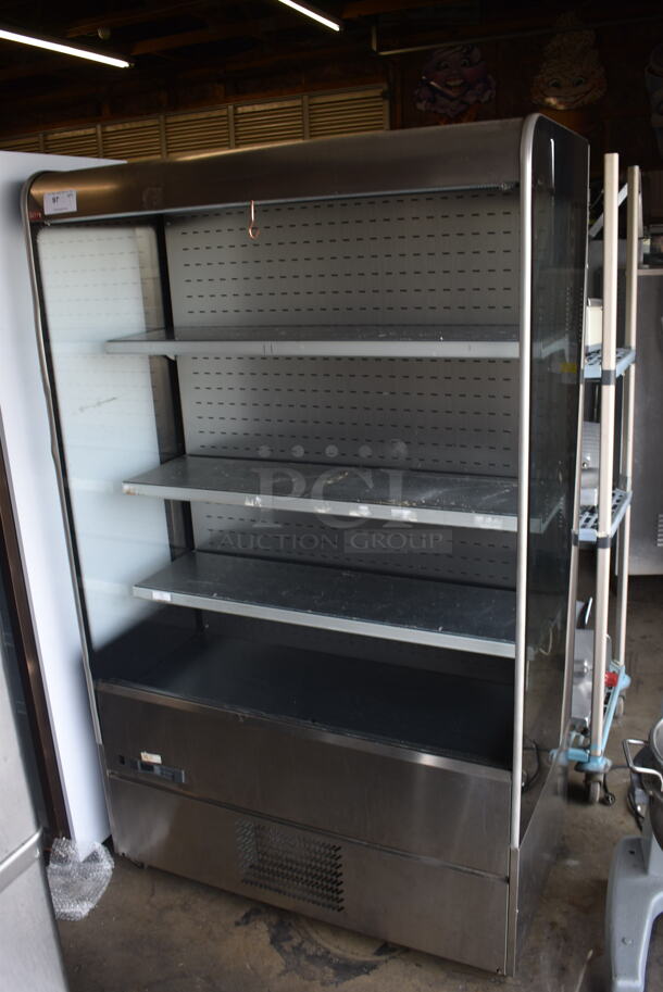 Sifa GAEP6L126N0710 Commercial Stainless Steel Open Display Merchandiser Cooler With Steel Shelves. 220-240V - Image 3 of 7