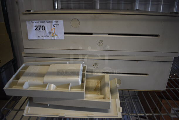 2 NCR Cash Drawers. 17.5x18.5x4.5. 2 Times Your Bid! - Image 3 of 4