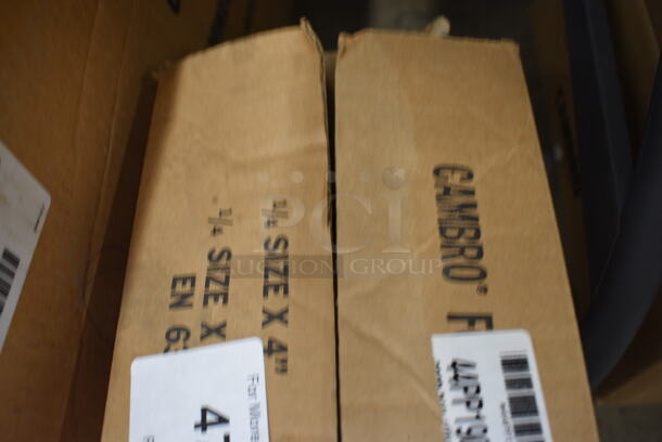 ALL ONE MONEY! Lot of 6 BRAND NEW IN BOX! Cambro Poly 1/4 Size Drop In Bins. 1/4x4 - Image 3 of 3