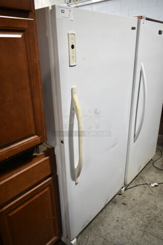 Metal Single Door Reach In Freezer. 115 Volts, 1 Phase. Tested and Working!