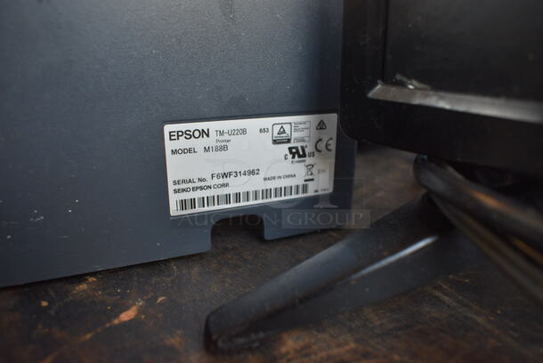 2 Epson Model M188B Receipt Printers. 6.5x9.5x5.5. 2 Times Your Bid! - Image 5 of 6