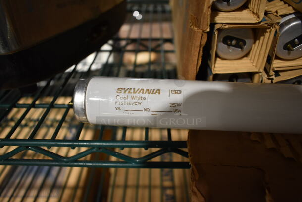 Box of 30 BRAND NEW Sylvania F15T12/CW Fluorescent Tube Lights.  - Image 4 of 4