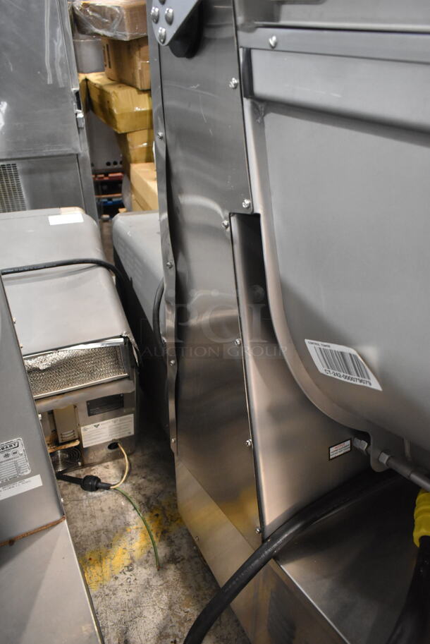 2019 Hobart MG2032 Metal Commercial Floor Style Electric Powered Meat Mixer Grinder w/ Foot Pedal on Commercial Casters. 208 Volts, 3 Phase. Tested and Working! - Image 5 of 8