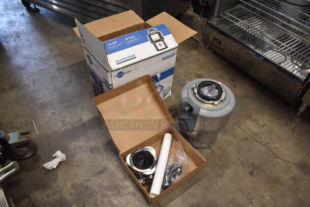 BRAND NEW IN BOX! Insinkerator Excel-4 Commercial Stainless Steel Garbage Disposal. 120V, 1 Phase.  - Image 2 of 6