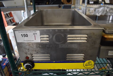 Qualite FW-1200WF Stainless Steel Commercial Countertop Food Warmer. 120 Volts, 1 Phase. 14.5x23x9. Tested and Working!