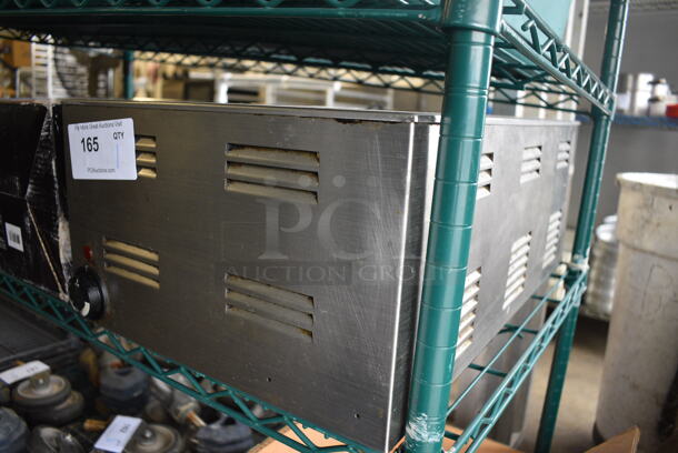 Adcraft Model FW-1200WF Stainless Steel Commercial Countertop Food Warmer. 120 Volts, 1 Phase. 14.5x22.5x8.5. Tested and Does Not Power On - Image 4 of 5
