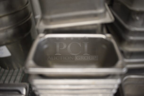 24 Stainless Steel 1/9 Size Drop In Bins. 1/9x4. 24 Times Your Bid! - Image 2 of 3