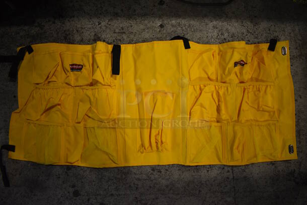 6 BRAND NEW! Rubbermaid Yellow Caddy Bags. 46x19. 6 Times Your Bid!