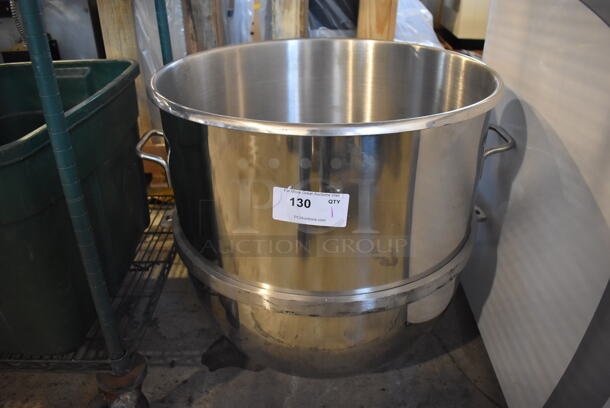 Stainless Steel Commercial Mixing Bowl. 27x24x25