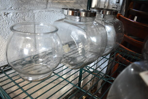 7 Jars w/ 6 Lids. Includes 6x9x9. 7 Times Your Bid!  - Image 4 of 4