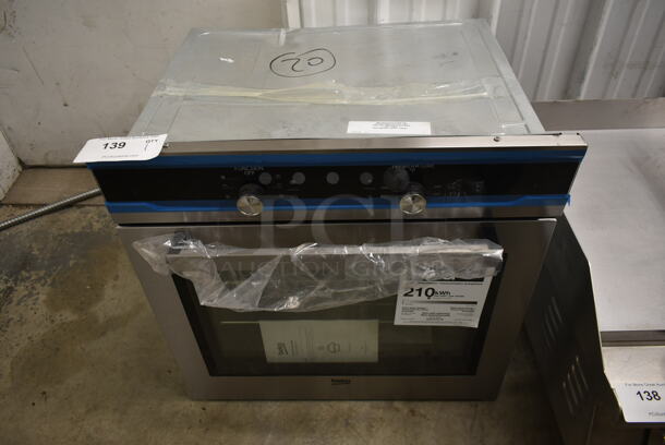 BRAND NEW SCRATCH AND DENT! Beko Stainless Steel Commercial Electric Powered Convection Oven w/ Metal Oven Racks. 120/240 Volts, 1 Phase. - Image 1 of 5