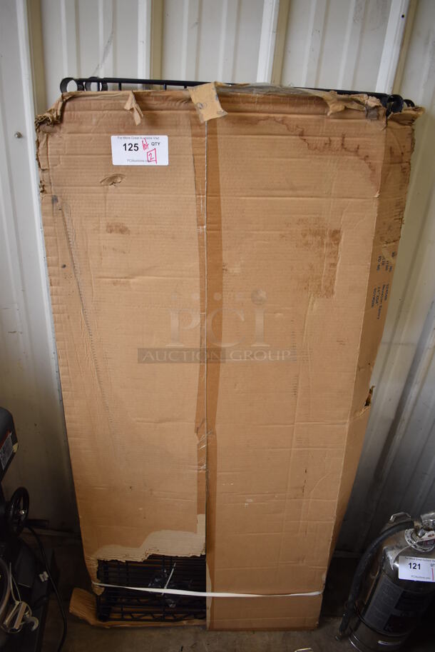 ALL ONE MONEY! Lot of 2 Nexel Blue Finish Wire Shelves. 54x24x1.5 - Image 1 of 4