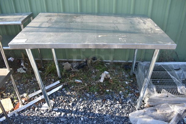 Stainless Steel Table. 48x30x34