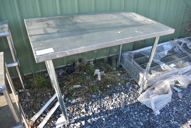 Stainless Steel Table. 48x30x34 - Image 2 of 3