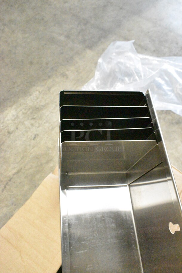 BRAND NEW SCRATCH AND DENT! San Jamar Stainless Steel Cup Dispenser.  - Image 4 of 6