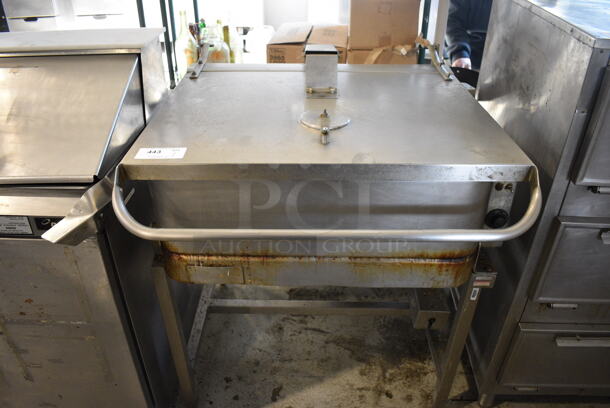 Stainless Steel Commercial Floor Style Braising Pan. 208 Volts, 3 Phase. 36x38x45