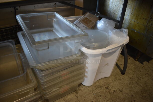 ALL ONE MONEY! Lot of Various Poly Cylindrical Bins, Drop In Bins and Bins - Image 5 of 5