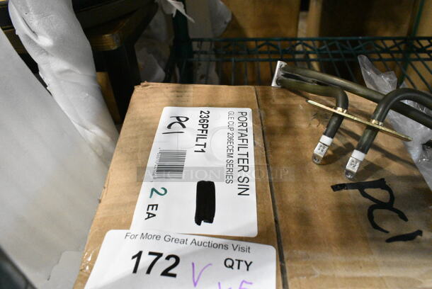 5 BRAND NEW SCRATCH AND DENT! Items Including 236PFILT1 Estella Caffe 236PFILT1 Single Spout Portafilter for ECEM Series Espresso Machines, Garde 181COBASE2 Plated Steel Standard Duty Manual Can Opener Base, HP3004114970 Vulcan 00-411497-000C5 Contactor 230v 40a, 600HCCRD8 Regency Cold Faucet Body Cartridge with Handle for 600FW8 and 600PRW Series Faucets. 5 Times Your Bid!  - Image 3 of 8