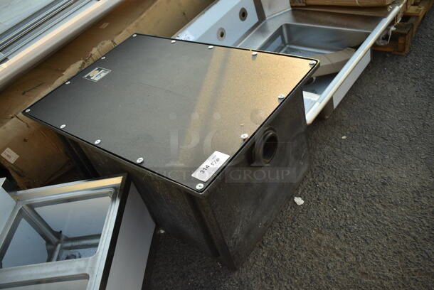 BRAND NEW SCRATCH AND DENT! Ashland PolyTrap 4850 100 lb. Grease Trap with Threaded Connections - Image 3 of 5