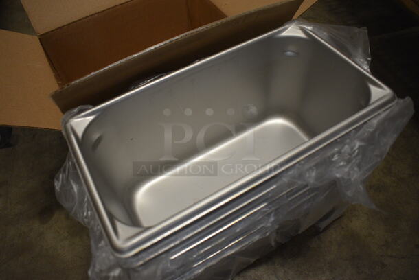 12 BRAND NEW IN BOX! Vollrath Stainless Steel 1/3 Size Drop In Bins. 1/3x6. 12 Times Your Bid! - Image 2 of 3