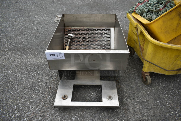Stainless Steel Fryer Oil Filtration Caddy.