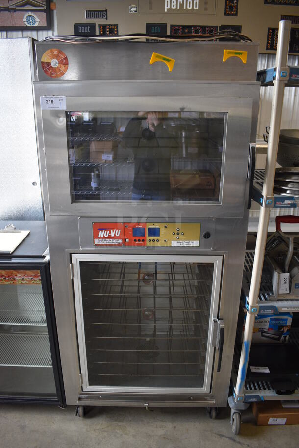 Nu Vu Model SUB-123P Stainless Steel Commercial Electric Powered Oven Proofer on Commercial Casters. 208 Volts, 1 Phase. 36x29x77 - Image 1 of 7