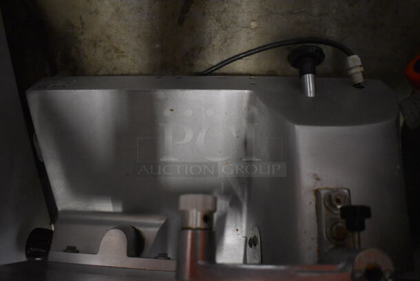 Stainless Steel Commercial Countertop Meat Slicer. 27x20x18. Tested and Does Not Power On - Image 5 of 5