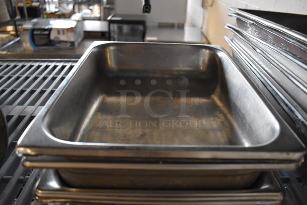 5 Stainless Steel Half Size Drop In Bins. 1/2x2.5. 5 Times Your Bid! - Image 3 of 3