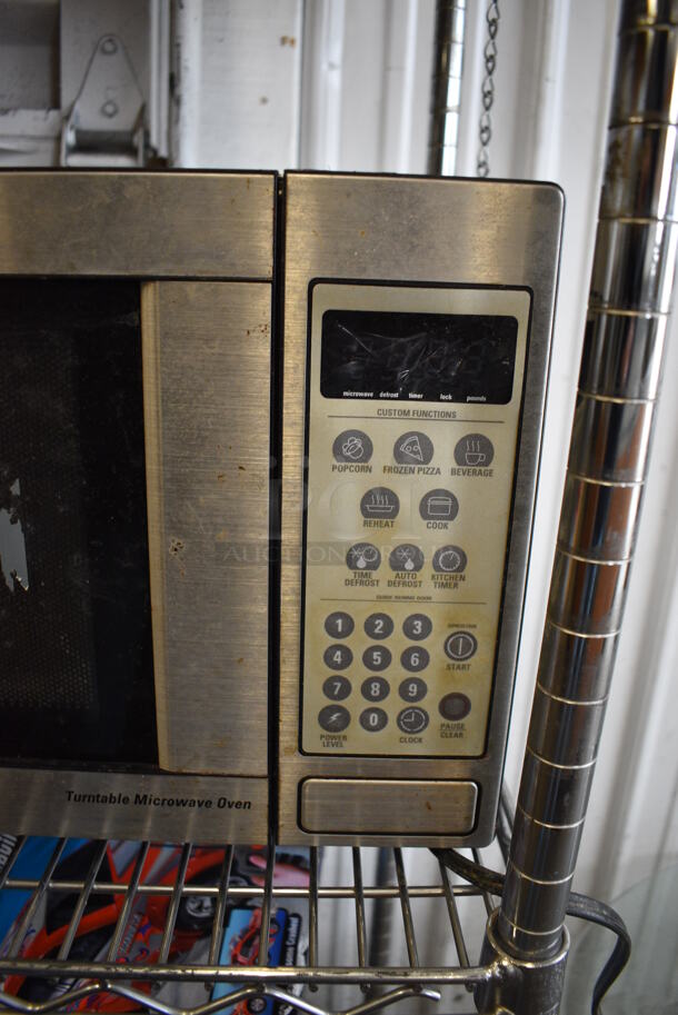 General Electric Model JES1142SF001 Metal Countertop Microwave Oven w/ Plate. 21x15x12 - Image 2 of 5
