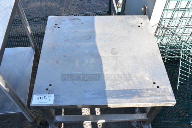 Metal Commercial Equipment Stand on Commercial Casters.  - Image 3 of 3