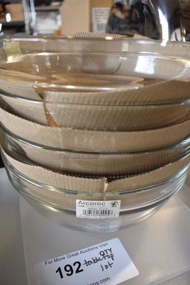 ALL ONE MONEY! Lot of Items on Tabletop Including Chafing Dishes, Poly Buckets, Ceramic Pasta Plates, Tray, Glass Bowls - Image 12 of 12