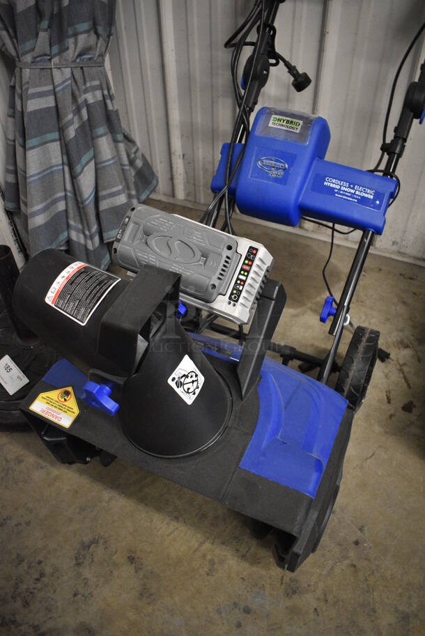 Snowjoe Model iON18SB-HYB Ion Cordless Electric Hybrid Snow Blower. 20x23x38 - Image 4 of 6
