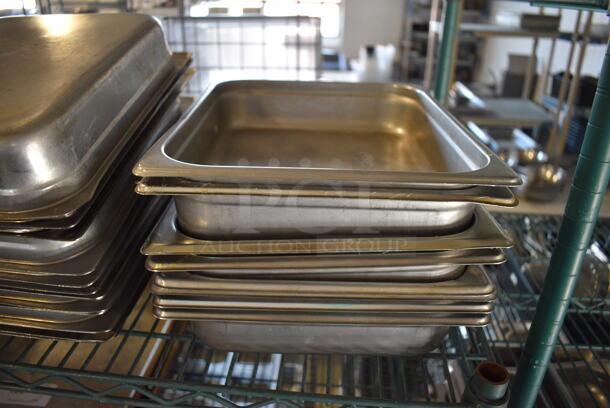 32 Stainless Steel 1/2 Size Drop In Bins. 1/2x2.5. 32 Times Your Bid!