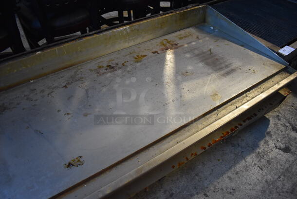 Keating Miraclean 72.BFLD Stainless Steel Commercial Countertop Natural Gas Powered Flat Top Griddle. 72x32x17 - Image 5 of 6