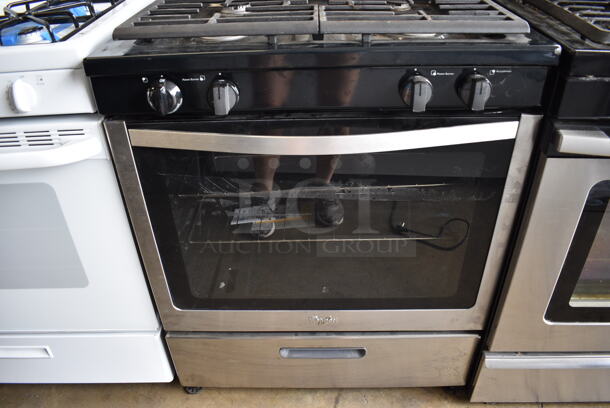 Whirlpool Model WFG320M0BS3 Natural Gas Powered 4 Burner Range w/ Oven. 30x26x46.5 - Image 6 of 9