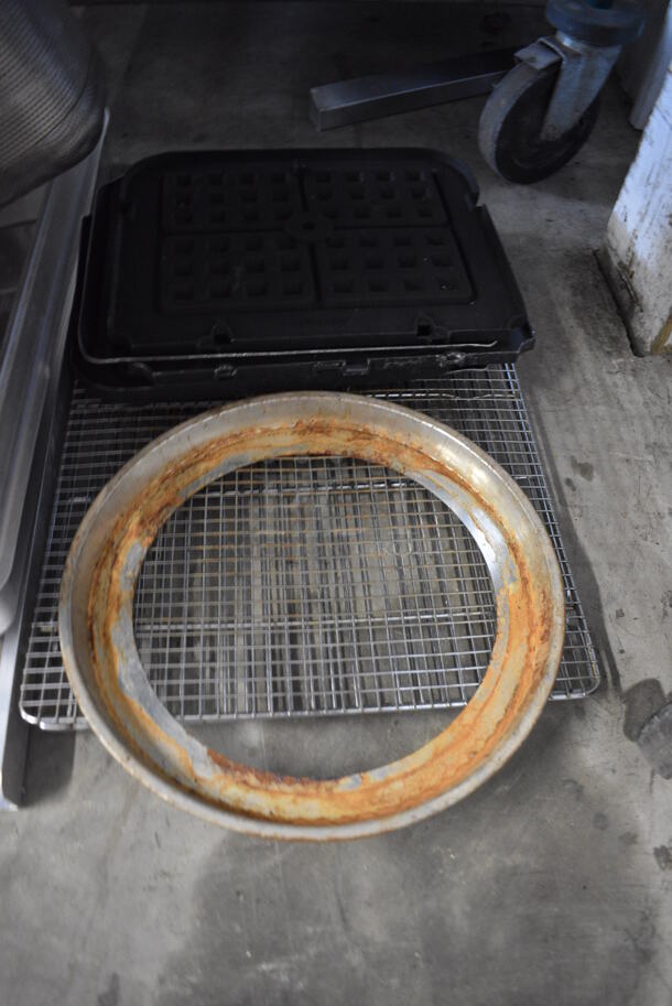 ALL ONE MONEY! Lot of Various Metal Items Including Pitcher and Cooling Racks - Image 2 of 4