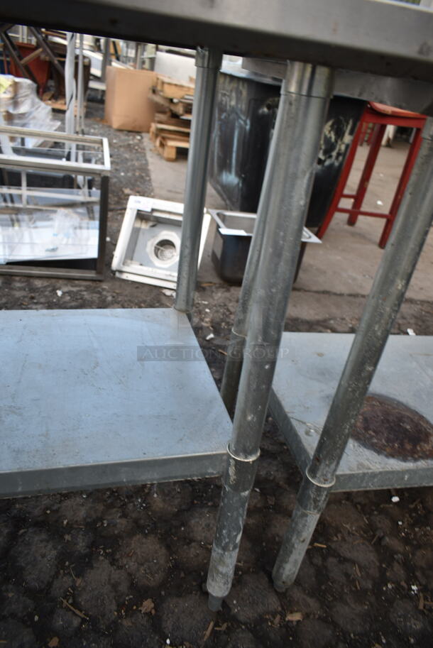 Stainless Steel Commercial Table w/ Metal Under Shelf. - Image 4 of 4