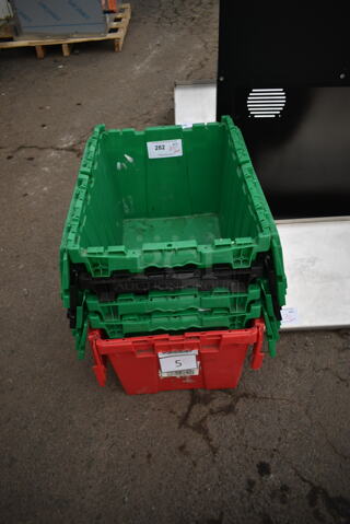 ALL ONE MONEY! Lot of 5 Poly Bins.