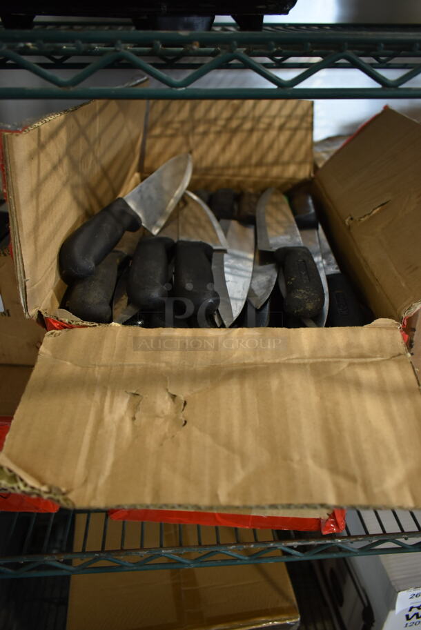 50 SHARPENED Stainless Steel Knives Including Chef. 50 Times Your Bid! - Image 1 of 5