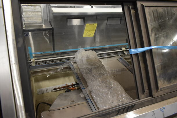 BRAND NEW SCRATCH AND DENT! 2021 Hussmann SMBT-7 Metal Commercial Floor Style Deli Display Case Merchandiser. Does Not Come w/ Remote Compressor. - Image 5 of 6