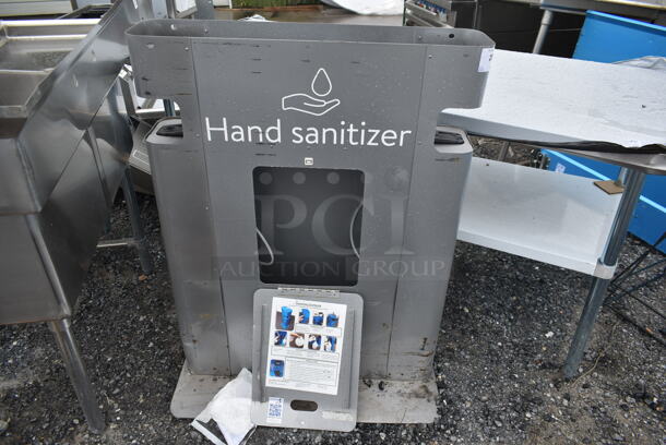 Gray Hand Sanitizer Station Pieces. - Image 1 of 8