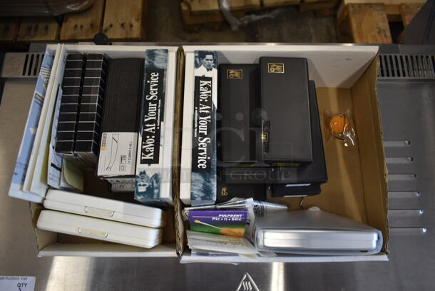 ALL ONE MONEY! Lot of 2 Boxes of Various Boxes for Dental Supplies Including Torque LUX 2, Turbine and Mastertorque Lux Tools. Boxes are Empty - Image 2 of 4
